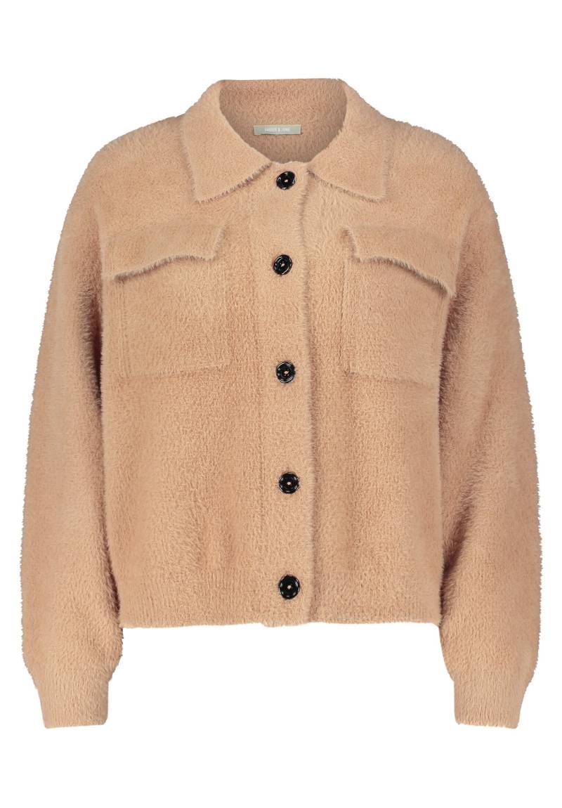 AMBER & JUNE - Winter-Strickjacke beige - Gr. - 38 von AMBER & JUNE