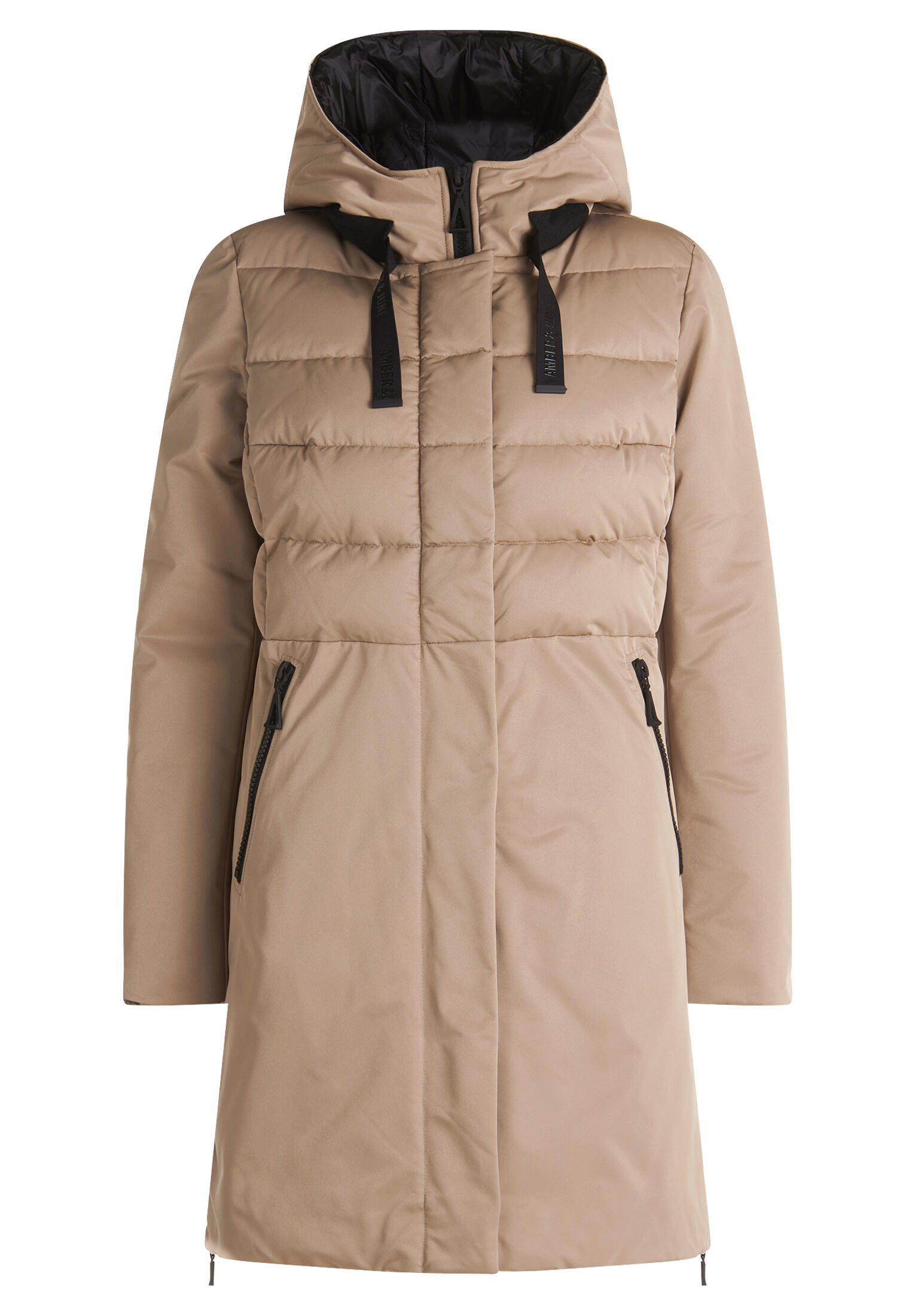 AMBER & JUNE - Winterjacke hellbraun - Gr. - 44 von AMBER & JUNE