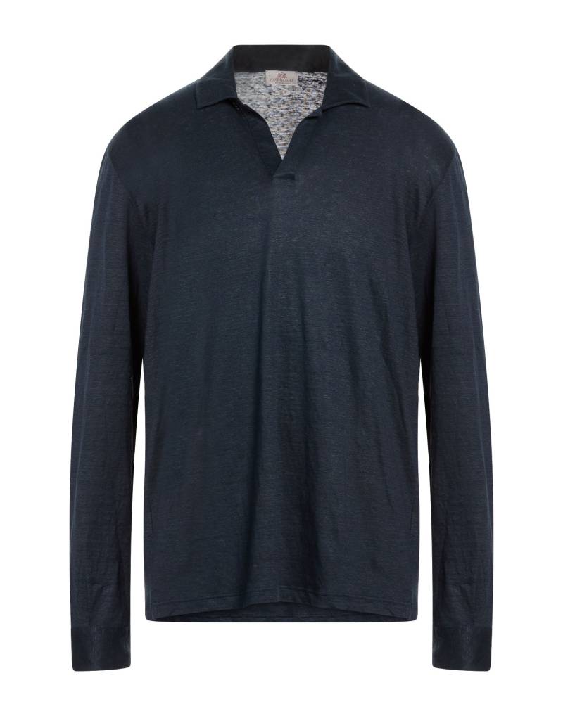 AMBROSIO Poloshirt Herren Nachtblau von AMBROSIO