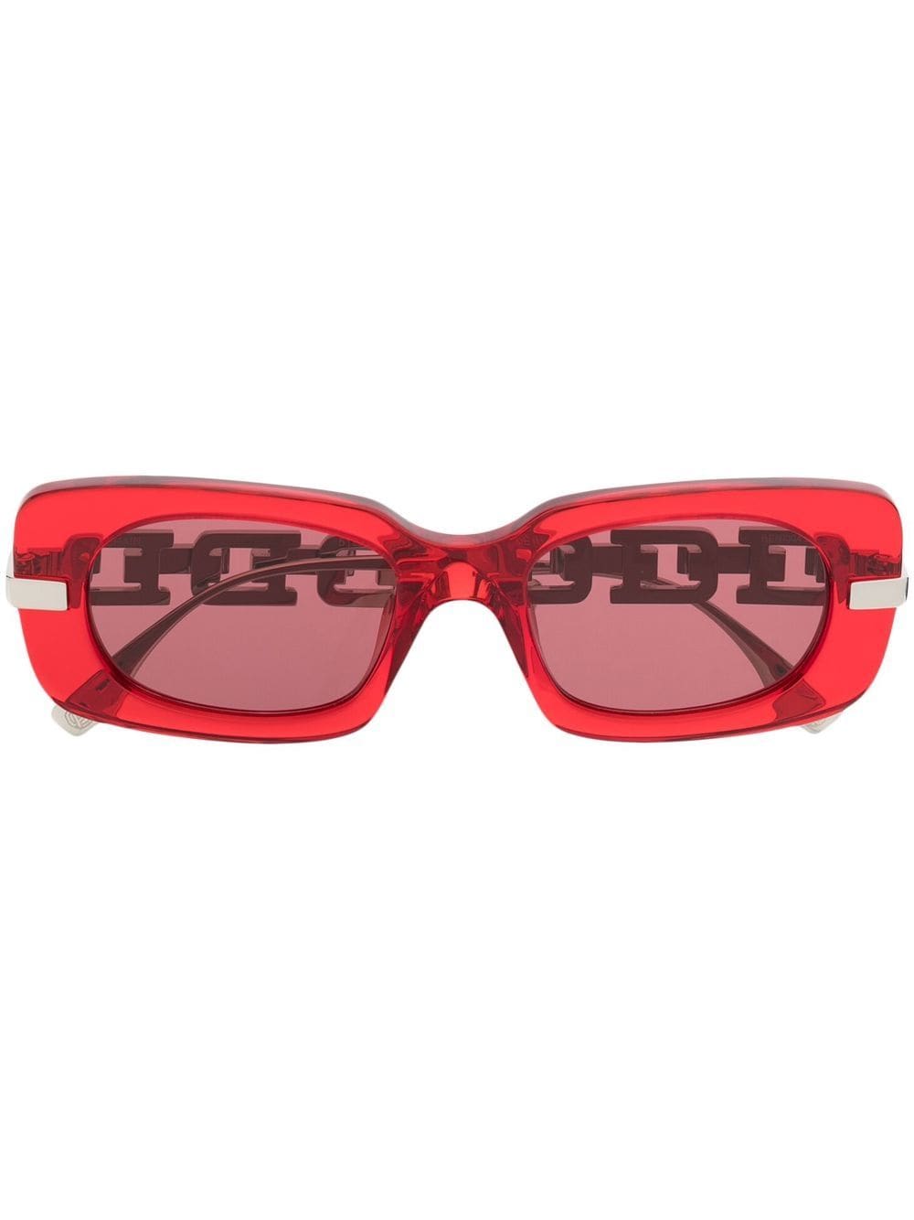 AMBUSH A-chain Sonnenbrille - Rot von AMBUSH