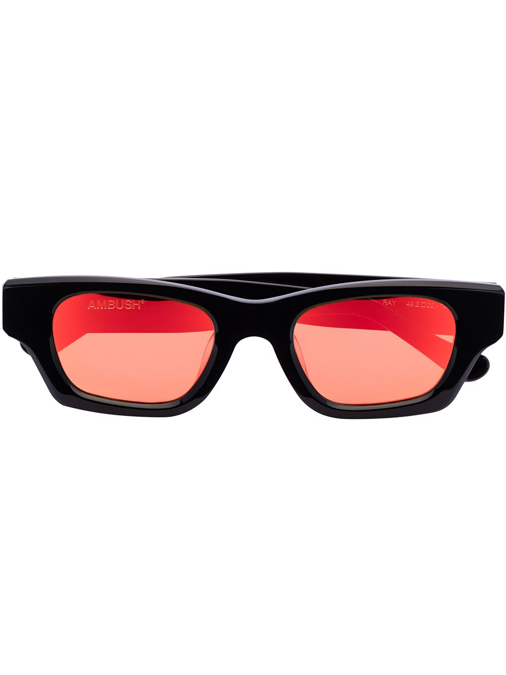 AMBUSH Eckige Sonnenbrille - Schwarz von AMBUSH