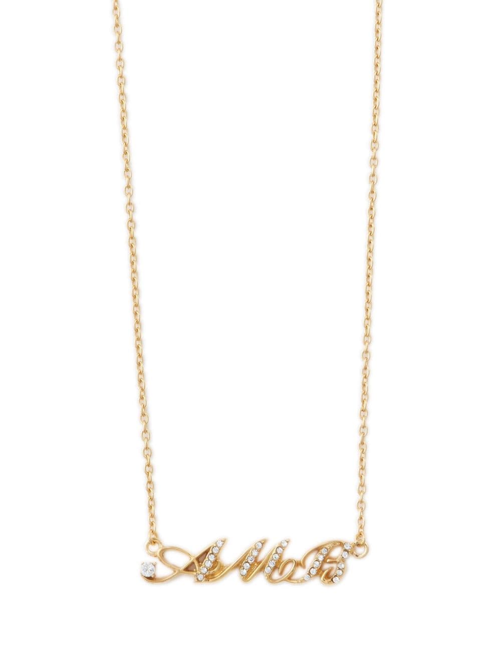 AMBUSH Halskette mit Logo - Gold von AMBUSH