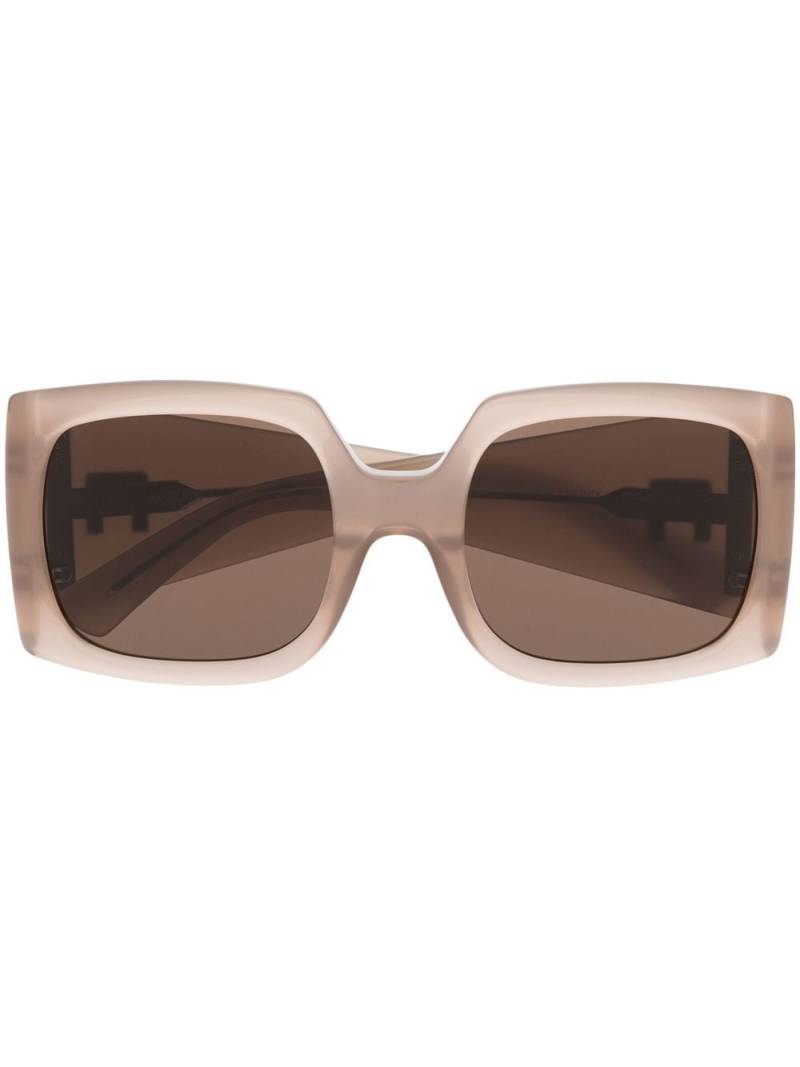 AMBUSH Fhonix Sonnenbrille mit Oversized-Gestell - Braun von AMBUSH