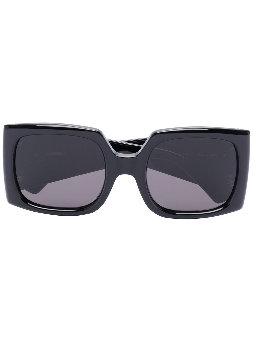 AMBUSH Eckige Fhonix Sonnenbrille - Schwarz von AMBUSH