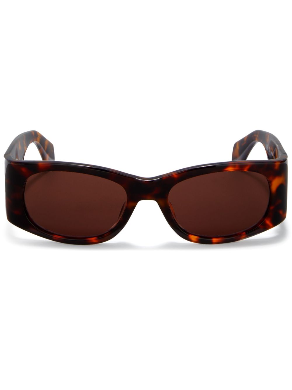 AMBUSH Gaea Sonnenbrille mit eckigem Gestell - Braun von AMBUSH