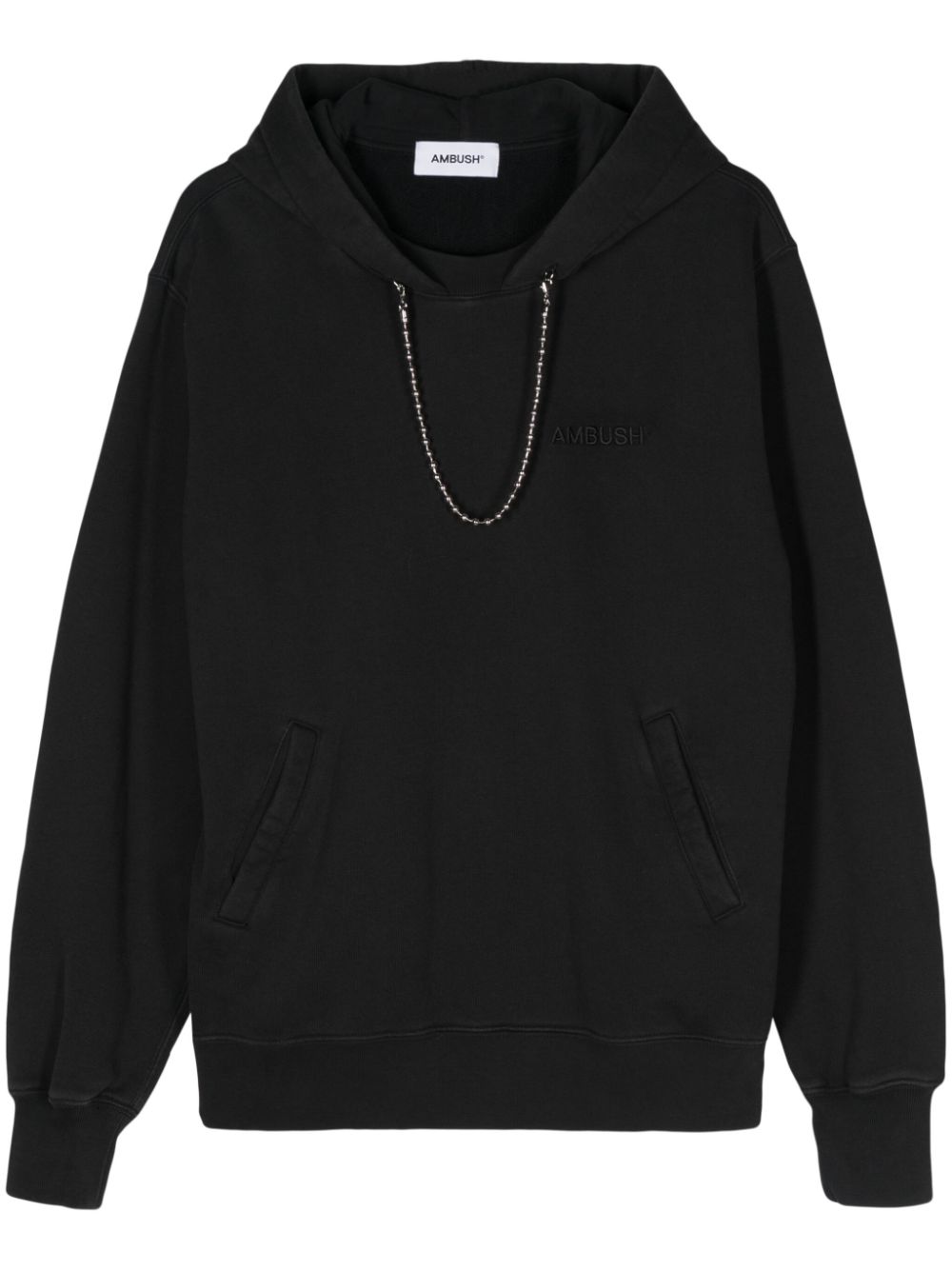 AMBUSH Hoodie mit Kugelkettendetail - Schwarz von AMBUSH