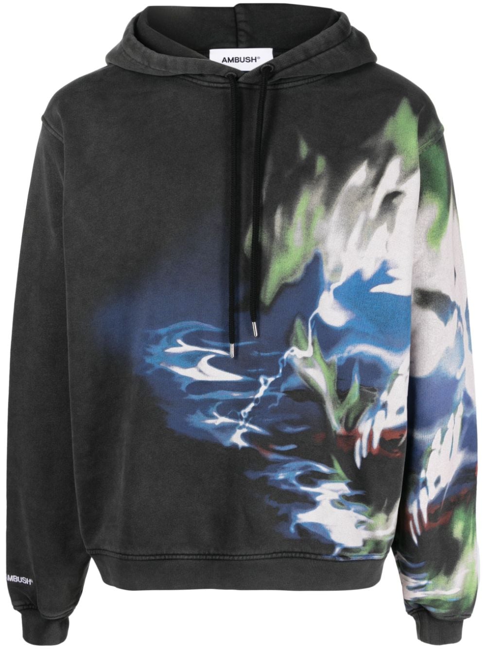 AMBUSH Hoodie mit grafischem Print - Schwarz von AMBUSH