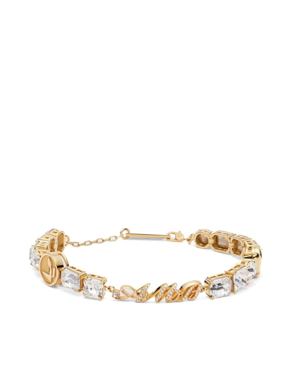 AMBUSH Iced Armband mit Kristallen - Gold von AMBUSH