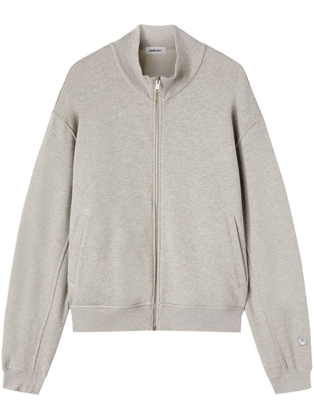 AMBUSH Jacke aus Bio-Baumwolle mit Logo-Stickerei - Grau von AMBUSH