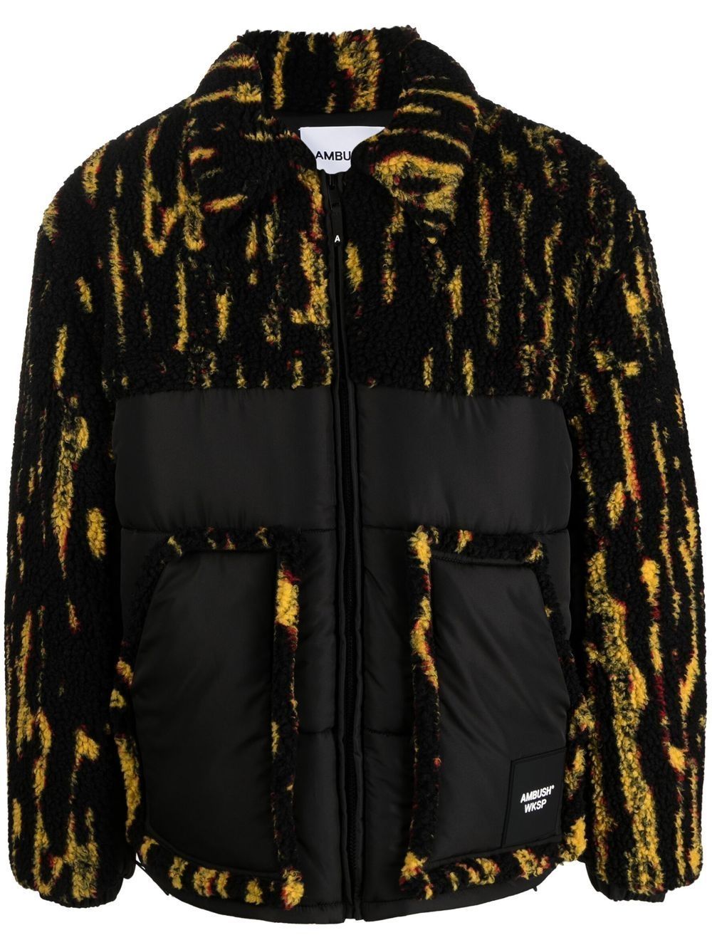 AMBUSH Jacke mit abstraktem Print - Schwarz von AMBUSH