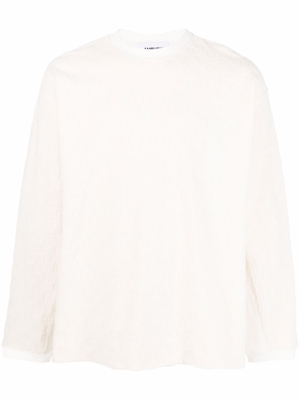 AMBUSH Sweatshirt aus Frottee - Nude von AMBUSH