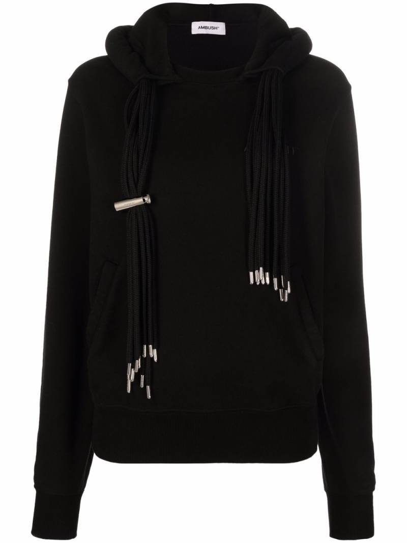 AMBUSH Hoodie mit Kordeln - Schwarz von AMBUSH