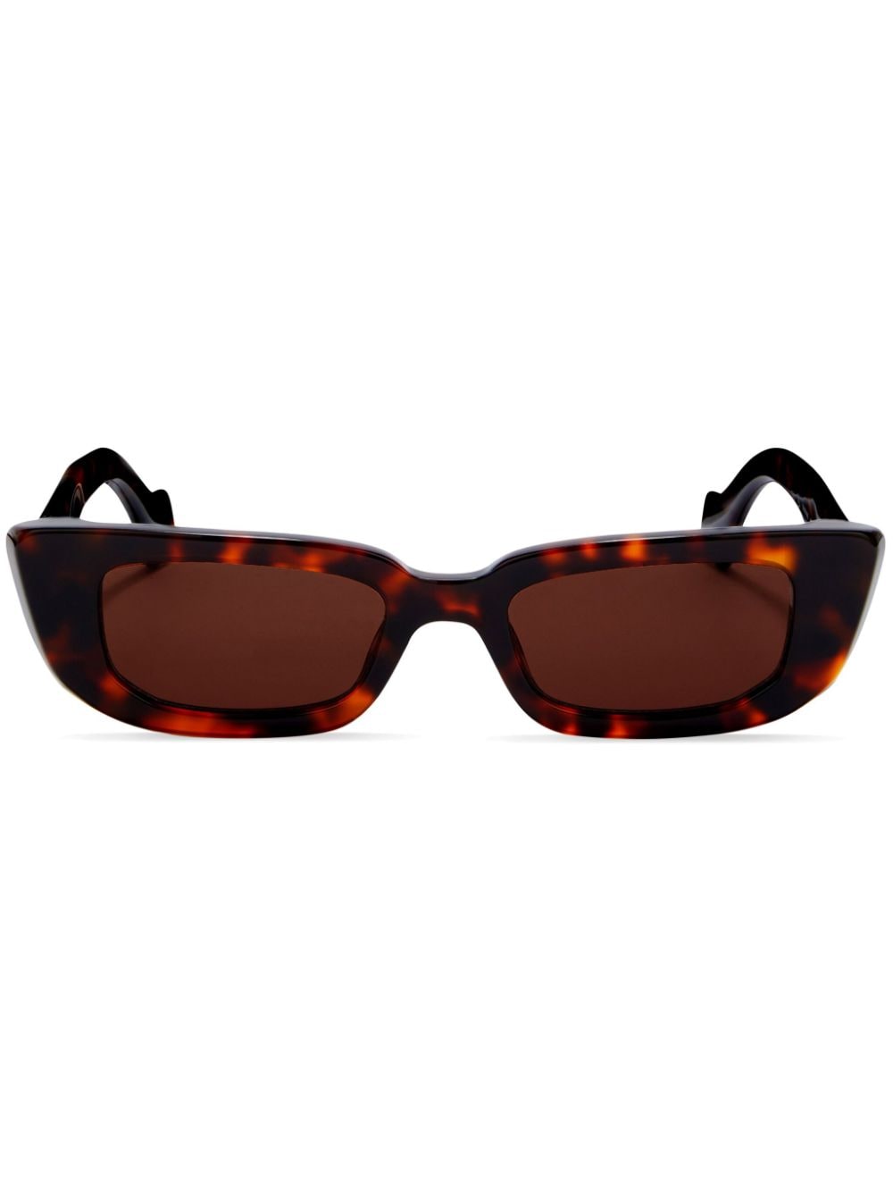 AMBUSH Nova Sonnenbrille mit eckigem Gestell - Braun von AMBUSH