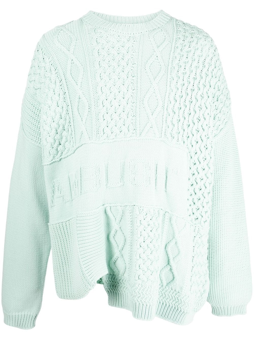 AMBUSH Strickpullover im Patchwork-Look - Grün von AMBUSH