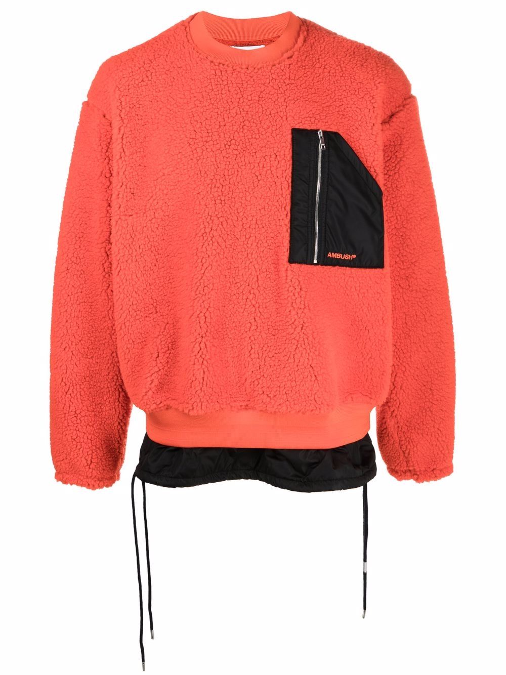 AMBUSH Pullover mit aufgesetzter Tasche - Orange von AMBUSH