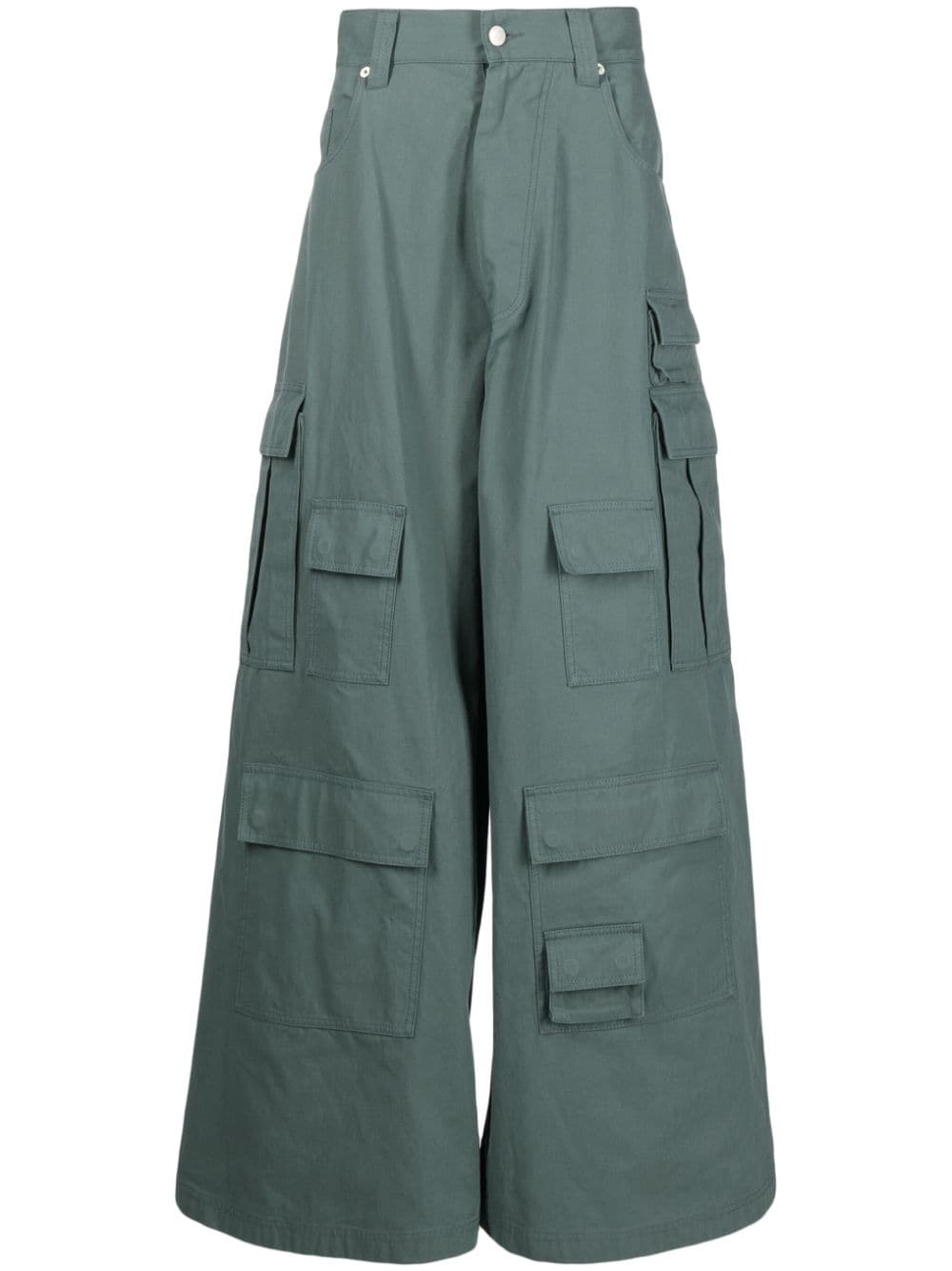 AMBUSH Rave Cargo Wide-Leg-Hose - Grün von AMBUSH