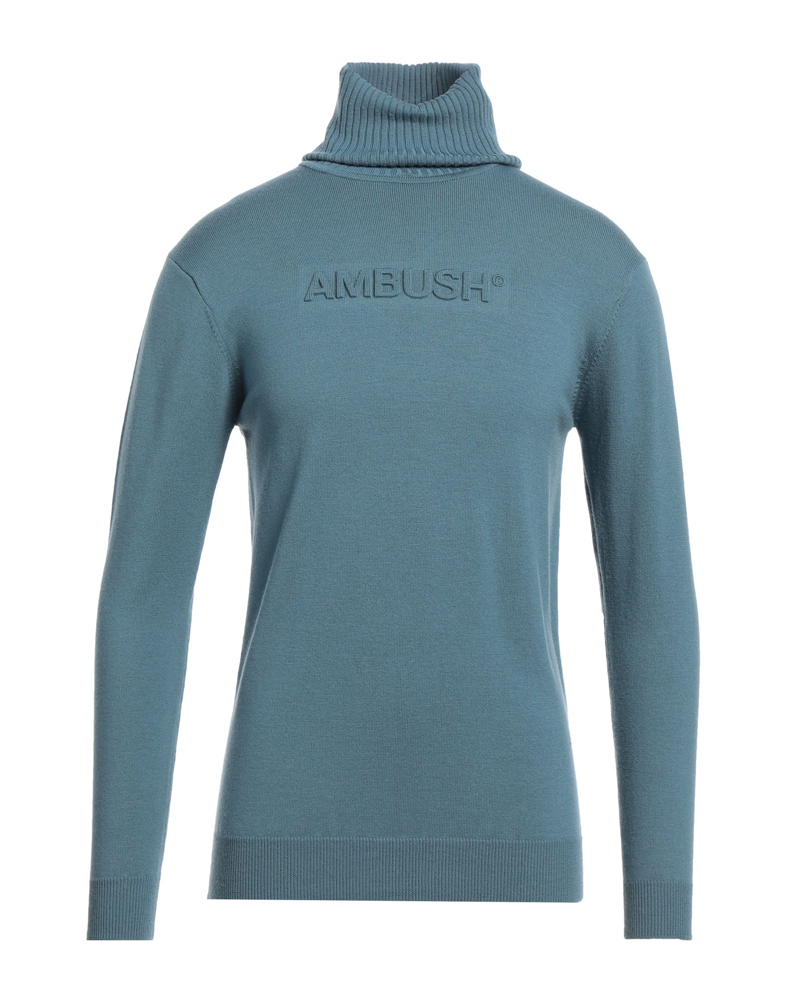 AMBUSH Rollkragenpullover Herren Blaugrau von AMBUSH