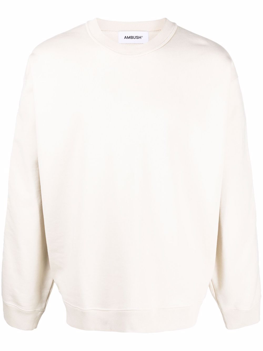 AMBUSH Sweatshirt mit Logo-Print - Nude von AMBUSH