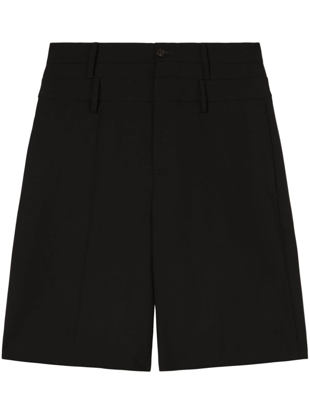 AMBUSH Shorts mit doppeltem Bund - Schwarz von AMBUSH