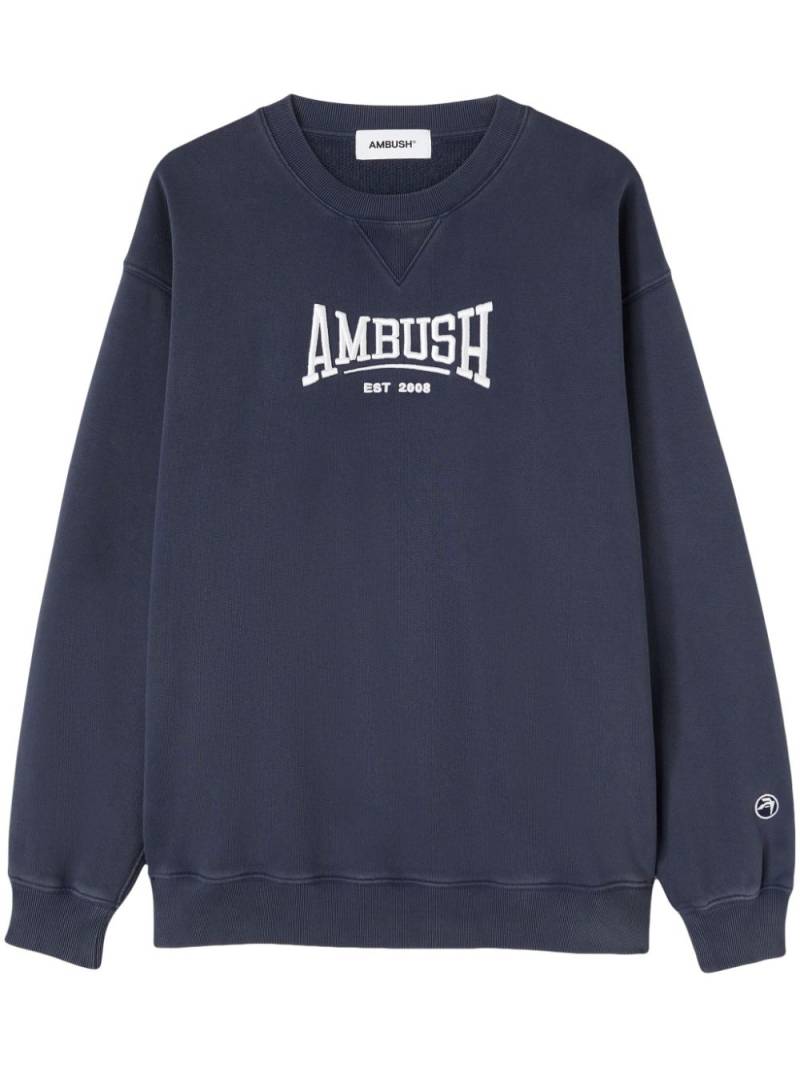 AMBUSH Sweatshirt aus Bio-Baumwolle - Blau von AMBUSH