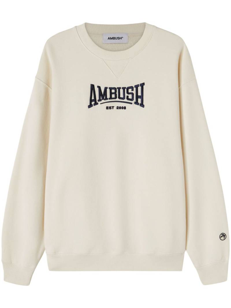 AMBUSH Sweatshirt aus Bio-Baumwolle - Weiß von AMBUSH