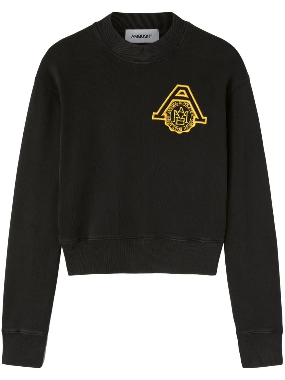 AMBUSH Sweatshirt aus Bio-Baumwolle mit Logo - Schwarz von AMBUSH