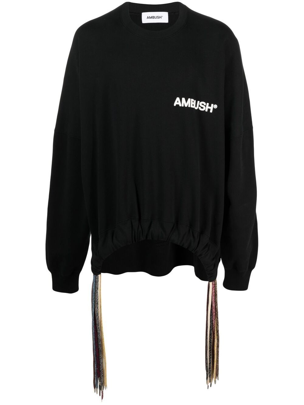 AMBUSH Sweatshirt mit Kordelzug - Schwarz von AMBUSH