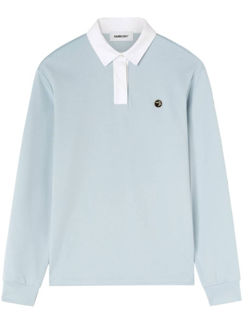 AMBUSH Sweatshirt mit Polokragen - Blau von AMBUSH