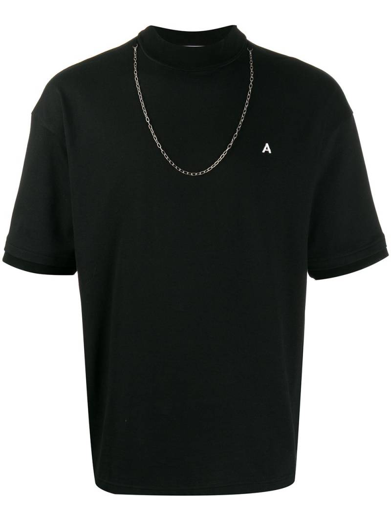 AMBUSH T-Shirt mit Halskette - Schwarz von AMBUSH