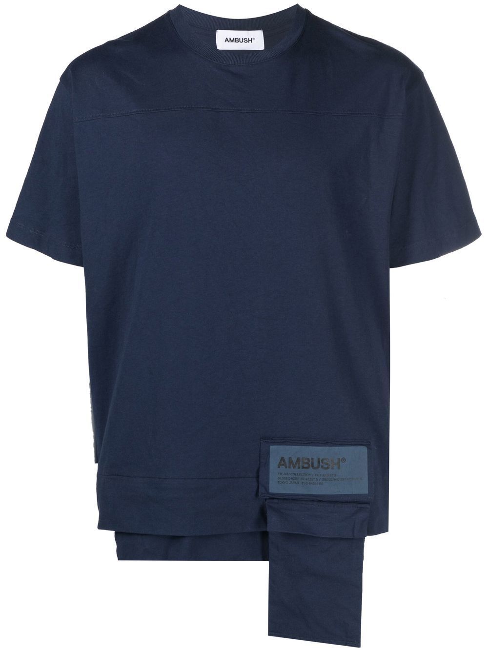 AMBUSH T-Shirt mit Hüfttasche - Blau von AMBUSH