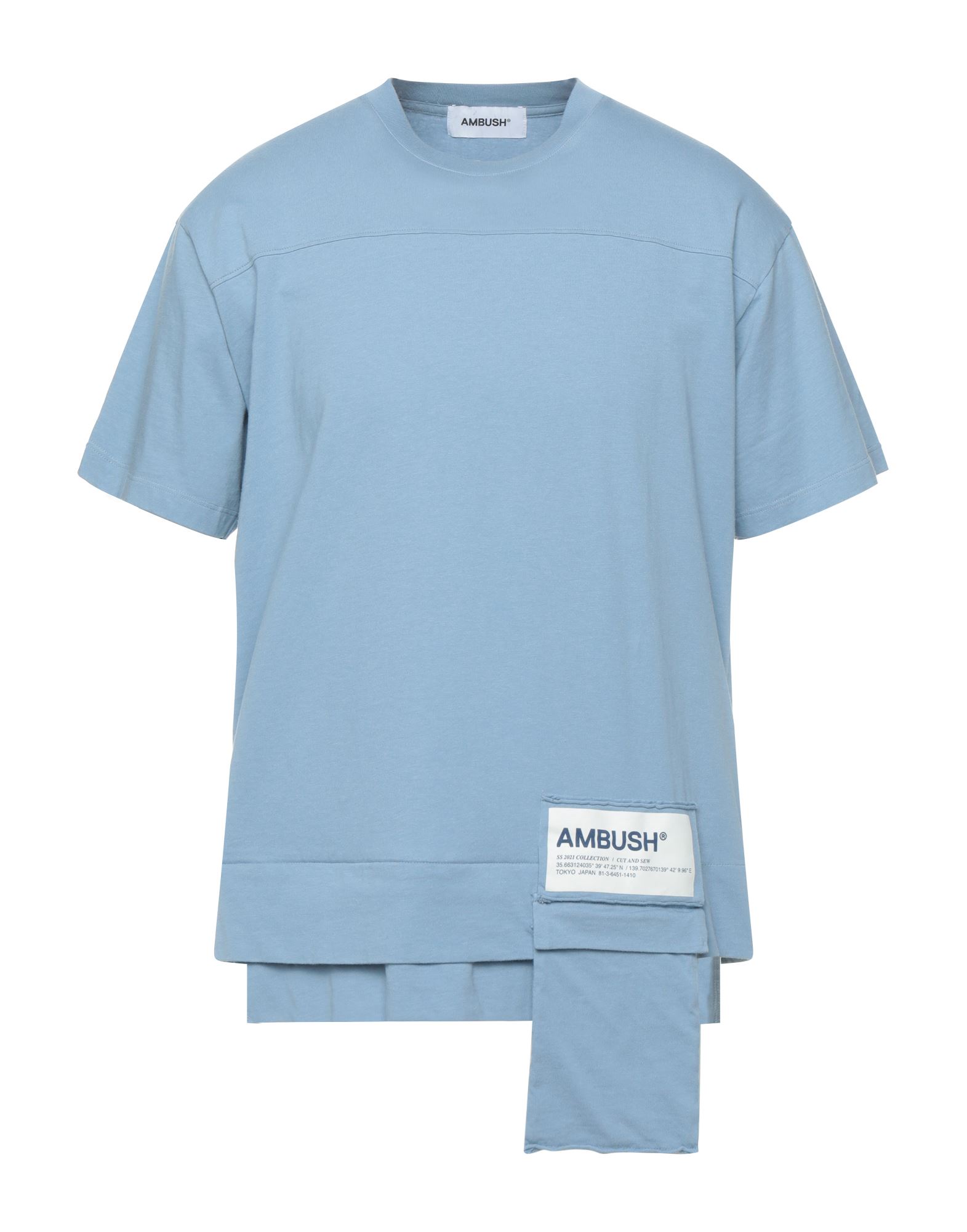 AMBUSH T-shirts Herren Himmelblau von AMBUSH