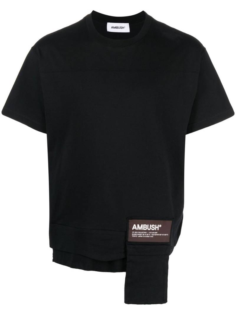 AMBUSH T-Shirt mit Tasche - Schwarz von AMBUSH