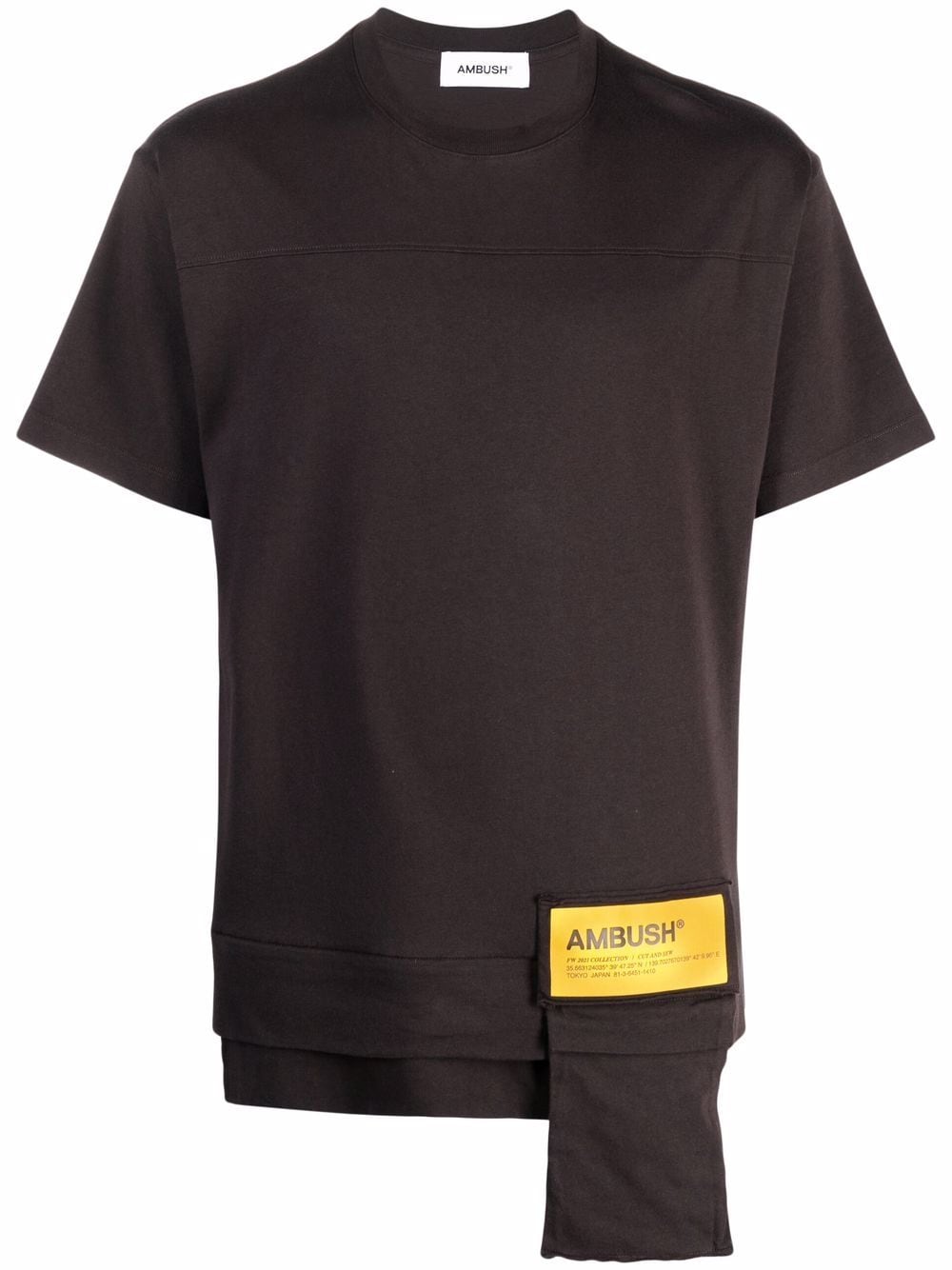 AMBUSH T-Shirt mit Taillentasche - Braun von AMBUSH
