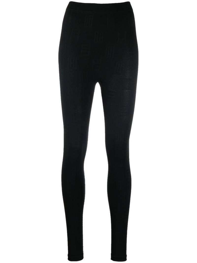 AMBUSH Leggings mit Monogramm-Print - Schwarz von AMBUSH