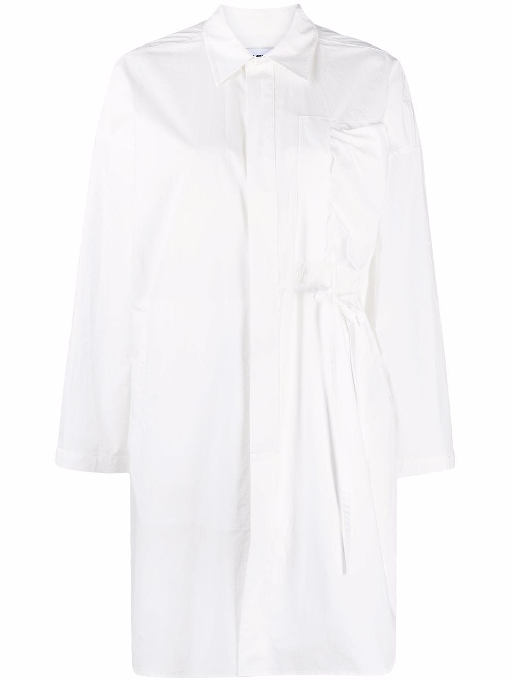 AMBUSH oversized waist-tie shirt dress - Weiß von AMBUSH