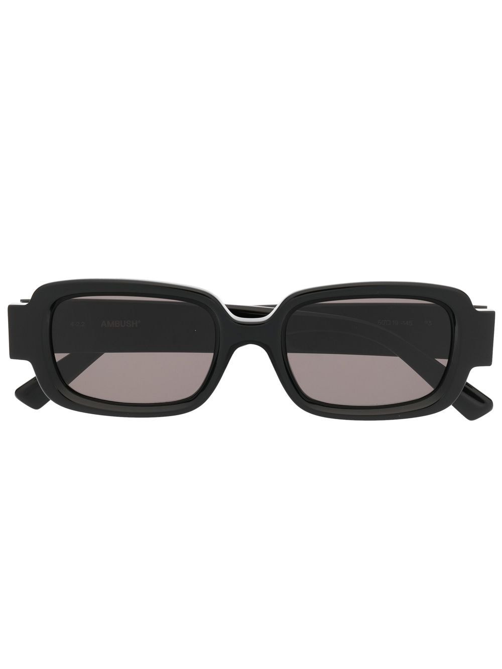 AMBUSH Sonnenbrille mit eckigem Gestell - Schwarz von AMBUSH