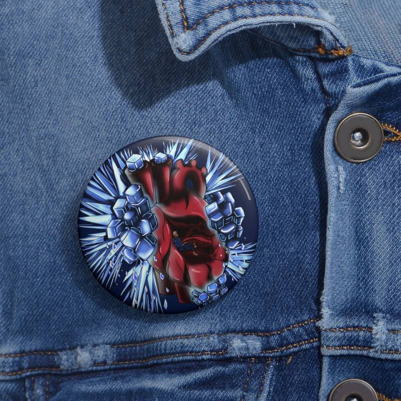 Frozenheart Pin Button von AMCThornArt
