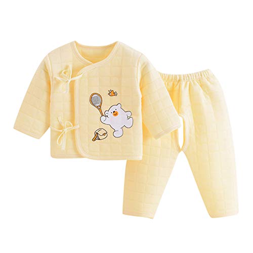 2 STÜCKE Neugeborenes Baby Jungen Mädchen Cartoon Pyjamas Tops Hosen Nachtwäsche Set Outfits Babykleidung Junge 0 6 Monate von AMDOLE