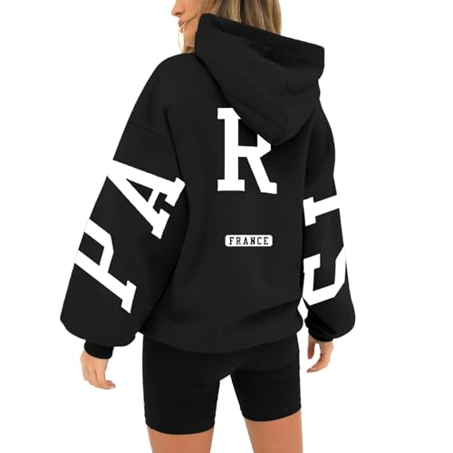 AMDOLE 2023 Special Deals Kapuzenjacke Hoodie Damen Blaue Kleidung Damen Pullis Teenager Maedchen Oversize Bunte Pullover Damen Suche Pullunder Für Damen Oversize Kuschel Hoodie von AMDOLE