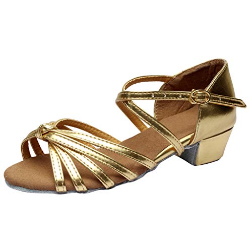 AMDOLE Damen Schuhe Sale Platform Sandals For Women Frauen Mode Tanz Abschlussball Ballsaal Schuhe mit lateinischem Tanz Sneaker Damen Schuhe (Gold, 41) von AMDOLE