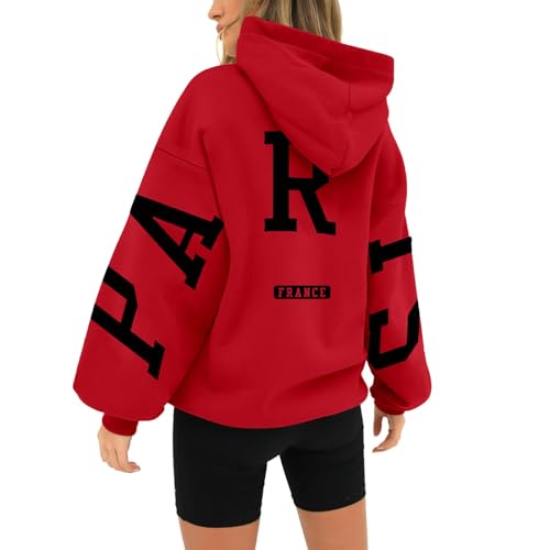AMDOLE Day Prime Deals Today 2023 Strick Pullover Lang Damen Sweatshirt Damen Kapuze Oberteile Damen Neon Fuchsia Pullover Damen Tunika Schwarz Damen Baumwolle Strick Pullover Lang Damen von AMDOLE
