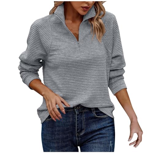 AMDOLE Deals of The Day Shirts Damen Langarm Lange Blusen Damen Für Leggings The Outfit Gothic Top Weisse Blusen Damen 2024 von AMDOLE