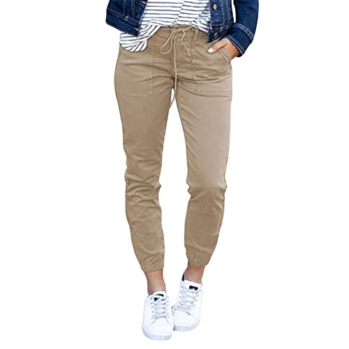 AMDOLE Spring Deals Haremshose Damen Lang Viskose Gemuetliche Jogginghose Herren Seniorenhose Damen Kurzgröße Herren Hose Comfort Fit Jogginghose Herren Mit Buendchen Spring Pants 2024 von AMDOLE