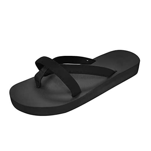 AMDOLE Summer Sandals Women Frauen Schuhe Mode Hausschuhe Flache Offene Spitze Pailletten Hausschuhe Sommer Lässige Mode Sandalen Badezimmer Hausschuhe Grogs Schuhe Damen (Black, 37) von AMDOLE