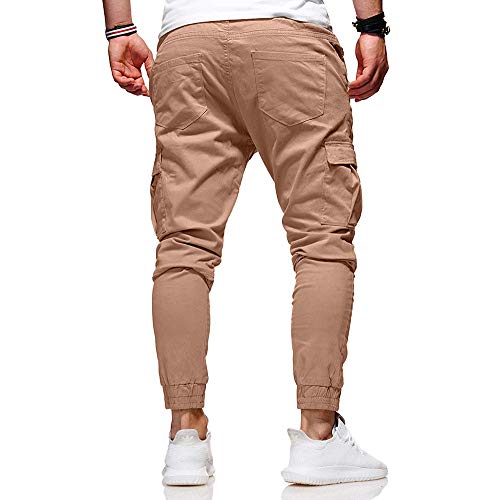 Cargohose Mit Gummizug Herren Bandage Color Hose lässige Jogginghose Sport Herren lockere Fashion-Zeichenkette Herrenhose Entspannte Hose Herren von AMDOLE