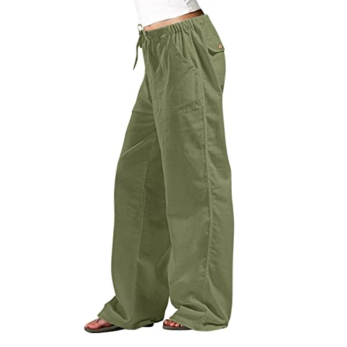 De Stock Sale Damenhosen Hose Mit Taschen Damen Radlerhose Baumwolle Prime of Day 2024 Angebote Taschen Kurze Hosen Herren Business Leichte,+Luftige+Sommerhose Leinenhose Set Damen von AMDOLE