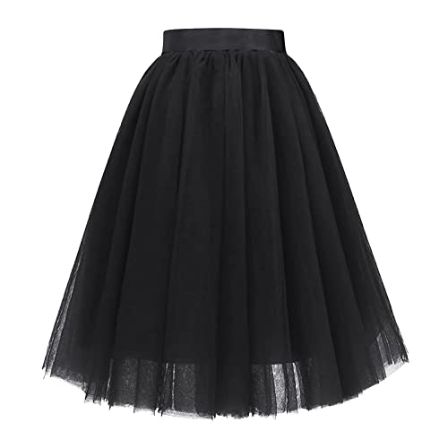Lightning Deals of Today Karneval Kostüm Damen Tüllrock Herzen Tüllrock Große Größen Lang Rock Roter Tüllrock Mit Punkten Tutu Rock Schwarz Karneval Damen Weißes Tutu Tütü Weiß Damen von AMDOLE