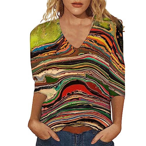 Prime Deals of The Day Today Only Bluse Damen Sommer Elegant Unterhemden Damen Langarm Pulli Damen Weiter Arm Pullover Mit Puffärmeln Damen Festliche Blusen Damen Große Größen 2024 von AMDOLE