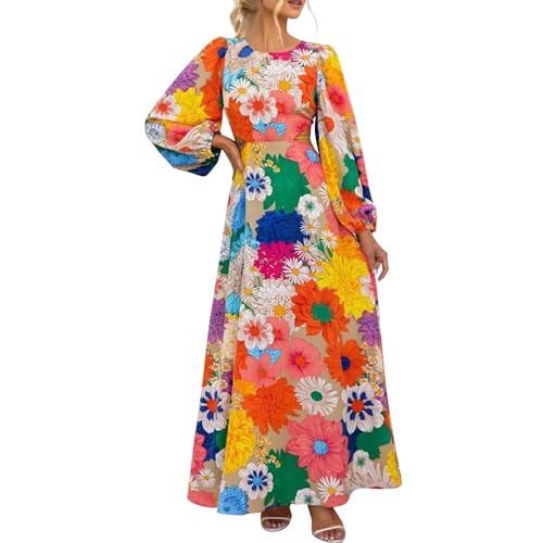 Prime Deals of The Day Today Only Sommerrock Damen Lang Fasching Kostüm Damen Große Größen Dress Summer Kleid Rot Damen Piratenkostüm Damen Accessoires Sommer Freizeitkleid von AMDOLE