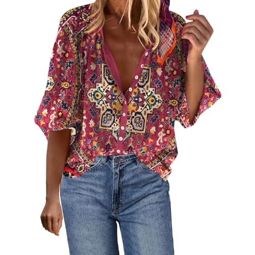 Prime Deals of The Day Today Only T Shirt Oversize Damen Pullover Damen Glitzer Shirts Damen Sommer Elegant Shirt Damen Puffärmel Glitzer Oberteile Damen Party 2024 von AMDOLE